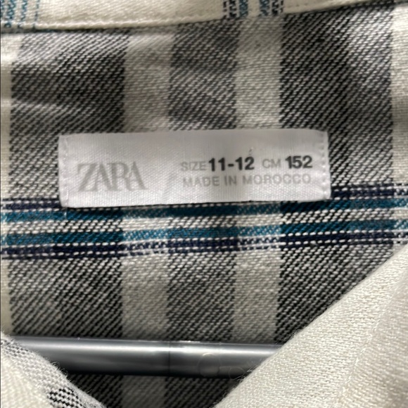 Zara Blue & White Shirt - Picture 2 of 5